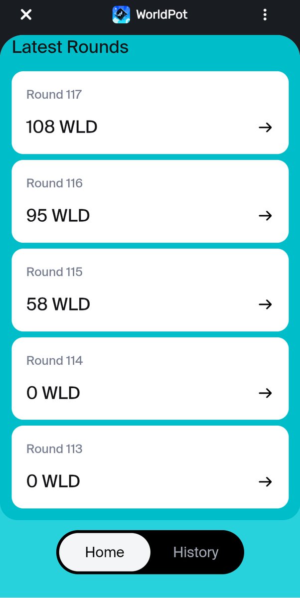 worldcoinbrasil's tweet photo. 🆕App na #WorldStore!
🎲 World Pot
🎟️ Participe do #WorldPot e tenha a chance de ganhar tudo!
✅ Pegue um bilhete = 1 $WLD
📈 Mais bilhetes = maiores chances de vencer.
🎉 No final da rodada, um vencedor é sorteado aleatoriamente e leva o prêmio (menos 15% de taxa).
🚀 Não perca tempo! Jogue com responsabilidade e boa sorte! +18
#WorldChain #WordCoin #WorldPot #Sorteio #Loteria
#WorldcoinBrasil #AppWorld
#MiniAppWorldcoin $WLD