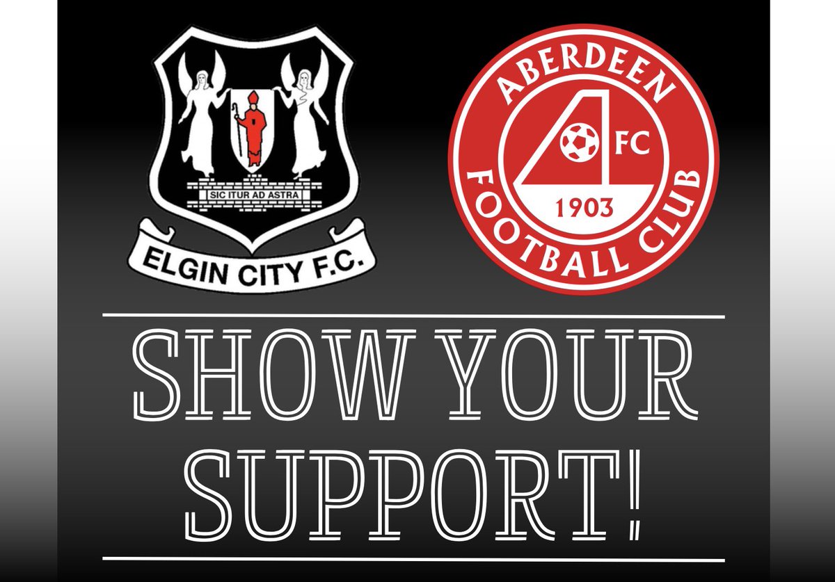 ElginCityFC's tweet image. Throughout the cup run your support has been VITAL…today as we play Aberdeen it’s needed more than ever! BRING YOUR COLOURS, BE LOUD, BE PROUD!

Together as directors, staff, volunteers, managers, coaches, players, fans, players families and the community let’s unite as one ⚫️⚪️