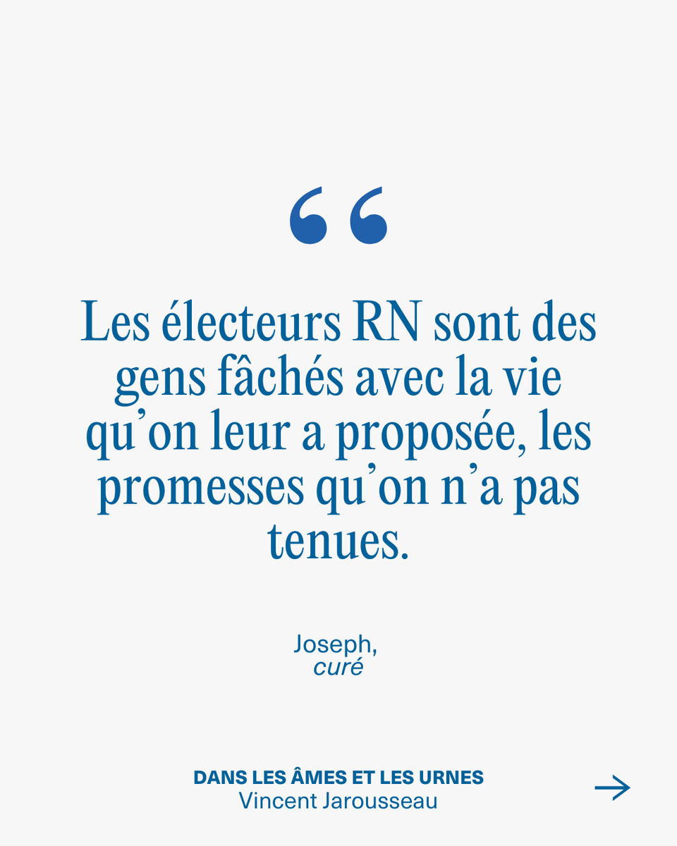 VinceJarousseau's tweet photo. 3/✍️ « Dans les âmes et les urnes », un récit à découvrir en librairie !
#vincentjarousseau #documentaire #extremedroite #rassemblementnational #votern #societe #recit #temoignages #beaucaire #hayange #heninbeaumont #denain #fourmies #rn https://t.co/QbvpnJYYRx