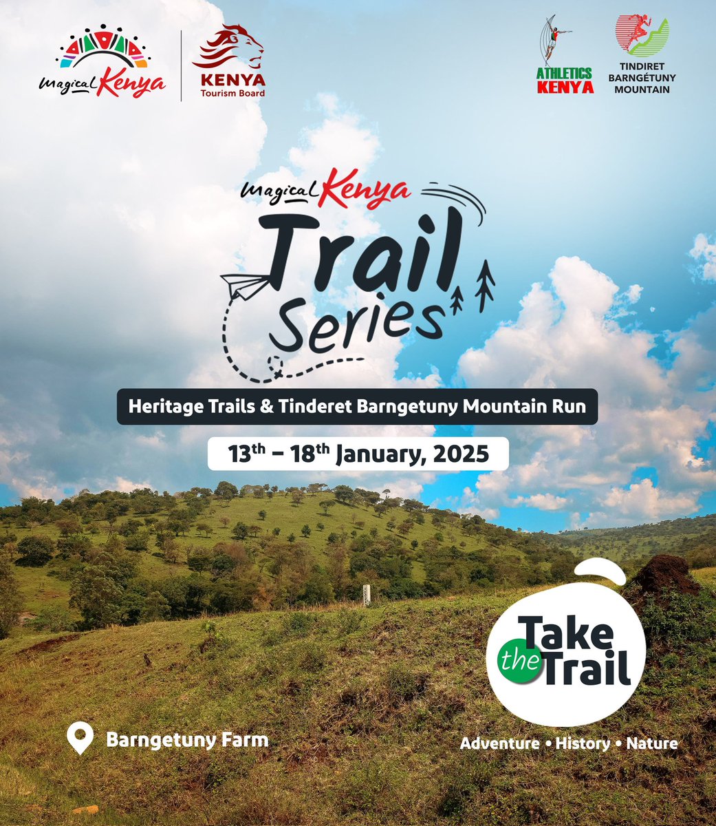 Embark on the Heritage Trail Expedition (Jan 13-18, 2025) under the <a href="/magicalkenya/">Kenya Tourism Board</a> Mountain &amp; Trail Series! 🌄 Explore Kenya's hidden gems, experience rich cultures, and leave a lasting impact through conservation 🌍 #Magicalkenya #Tembeakenya #VisitKE
magicalkenya.com/adventure/