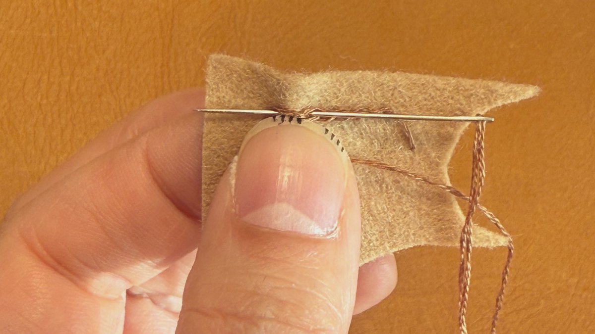 cuddle2018's tweet image. 刺繍に苦戦してますが、以前PinterestかInstagramで見たアイデアを思い出して試してみたら最高でした👍