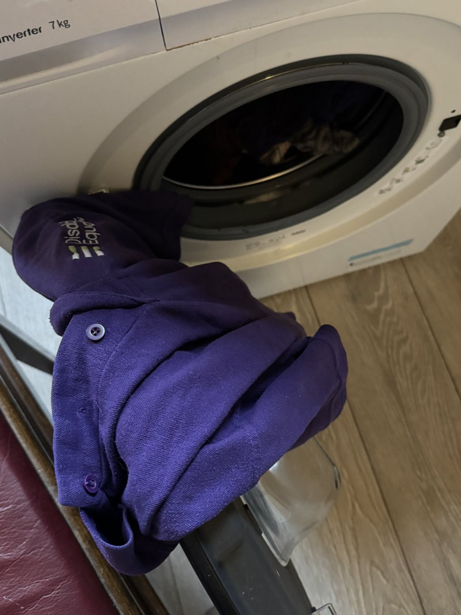 DIsabilityNW's tweet photo. Weekend Washing - putting our branded t shirts and fleeces through the wash in readiness for new volunteers, new staff and lots of new activities. #NewYear2025 #Communityhub #userled #strongertogether #exciting https://t.co/av7MNnbwSP