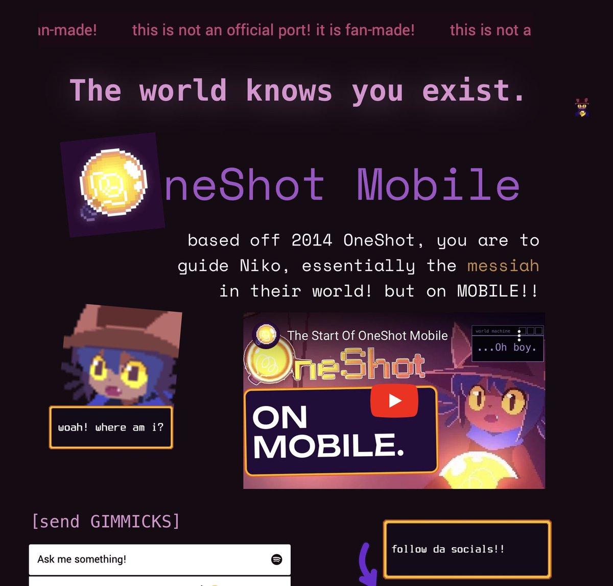 OneShot Mobile (@oneshot_mobile) / Posts / X