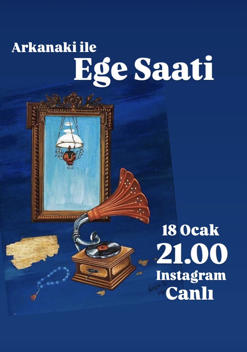 Bu akşam buluşuyoz!! Rebetika Arkanaki, instagram canlı yayın.