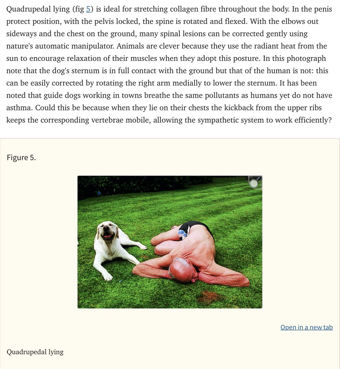 “Instinctive sleeping and resting postures: an anthropological and zoological approach to treatment of low back and joint pain." 

Published Dec 2000.  

pmc.ncbi.nlm.nih.gov/articles/PMC11…