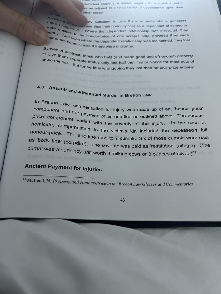 cardagh's tweet image. Interesting fact..The Brehon Law Book of Aicill set out one of the first books of quantum for victims compensation🤔 #insurancereform #righttobeforgotten #piab #memorylane