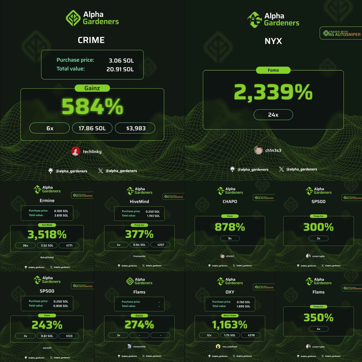 The memecoin supercycle is upon us and more than ever, you have to equip yourself of what’s to come 🧑‍🌾

Infinite possibilities, only in crypto. Lock in with us 🔒
