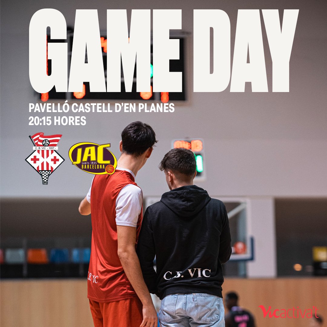 És dia de partit! 🏀🔥  

Avui és el dia, companys! 💪 Avui sortirem i ho donarem tot! 🚀⭐️ Som-hi! 🙌