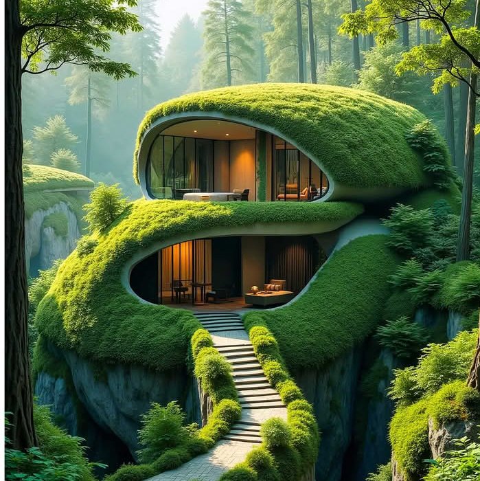 🏡A home where Nature and Architecture Breathe as One.💚
Amazing?😍🤩