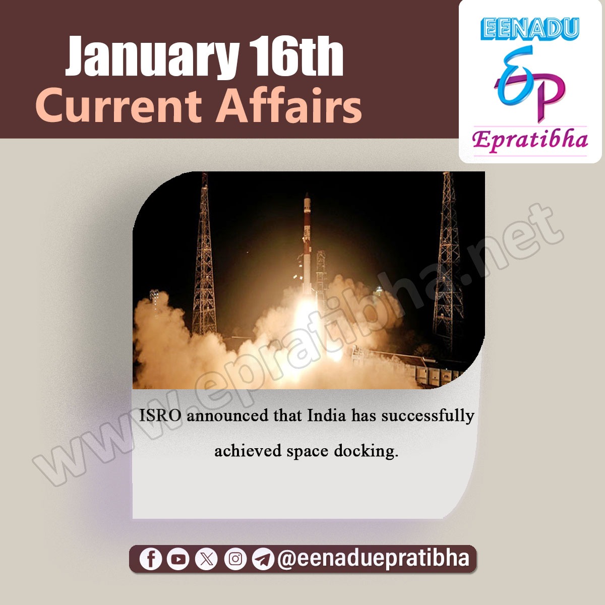 eenaduepratibha's tweet image. January16th Current Affairs
visit: epratibha.net
#tharmanshanmugaratnam #devilstrike #isro #unioncabinet #saurashtracaptain #prabowosubianto #futureofwork #pnb #narendramodi #centralgovernmentjobs #appsc #upsc #tspsc #police #ssc #eenadu #epratibha #eenaduepratibha
