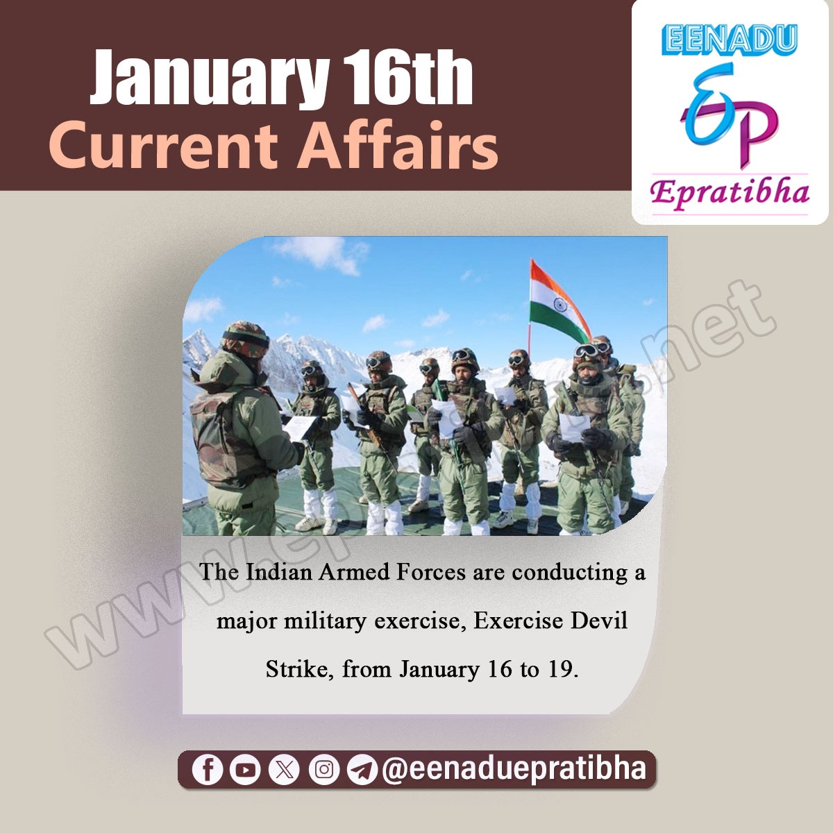 eenaduepratibha's tweet image. January16th Current Affairs
visit: epratibha.net
#tharmanshanmugaratnam #devilstrike #isro #unioncabinet #saurashtracaptain #prabowosubianto #futureofwork #pnb #narendramodi #centralgovernmentjobs #appsc #upsc #tspsc #police #ssc #eenadu #epratibha #eenaduepratibha
