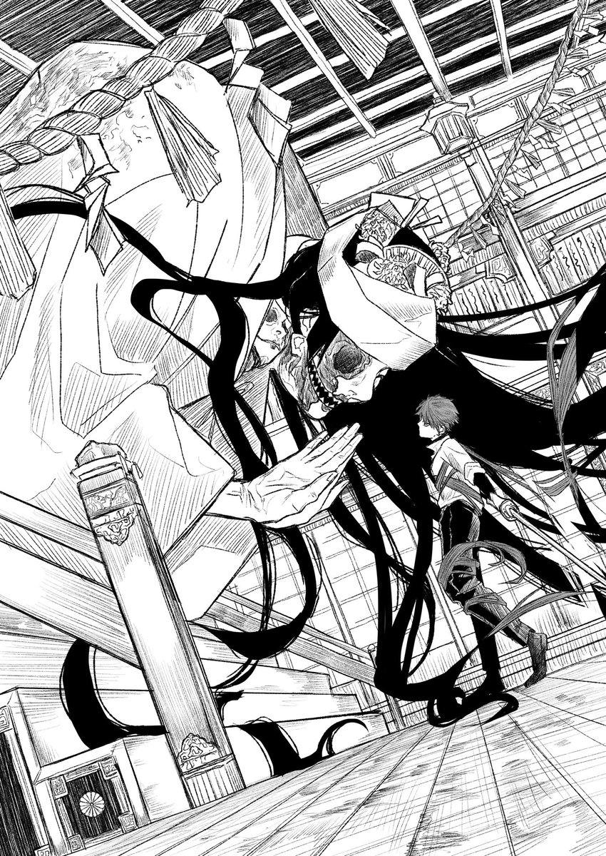 創作絵だと、こちらが初の4桁いいねをいただけて嬉しかったなぁ 年初の