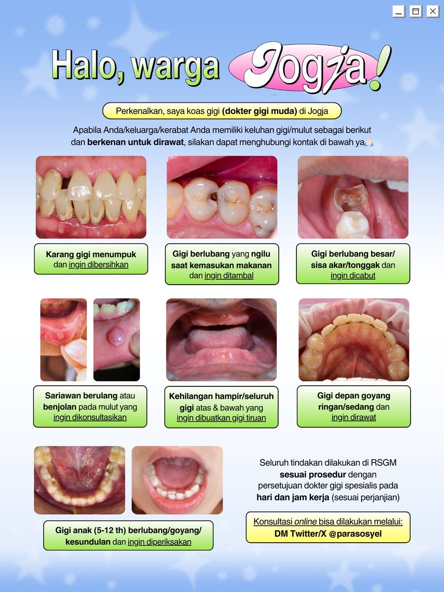 b | koas gigi jogja tweet media