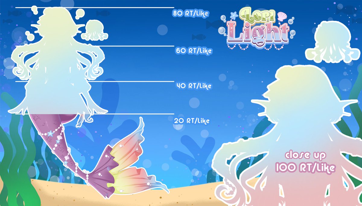 Aloha! Wih cepet ugha ya like sm RT nya naik aowkaowk. Thank you guys! Saatnya aku reveal ekor hehew~~ gmn menurut kalian, bagus ga ekor aqu?? :3 ✨️💚✨️💚✨️💚🧜‍♀️

#Vtuber #Vsinger #VtuberID #VtuberUprising #modelreveal #LoriLight #VMermaid