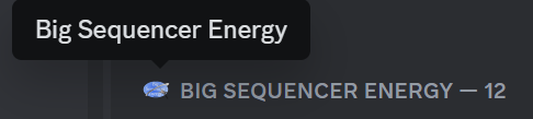 gmega!  <a href="/hotpot_dao/">Shuyao Kong</a>  
I joined the Discord on the very #megaeth first day it opened and became the second or third 'Big Sequencer'
However, yesterday, my 'Big Sequencer' role in  disappeared. 😂

Of course, due to personal circumstances (I was hacked on Twitter and even scammed),