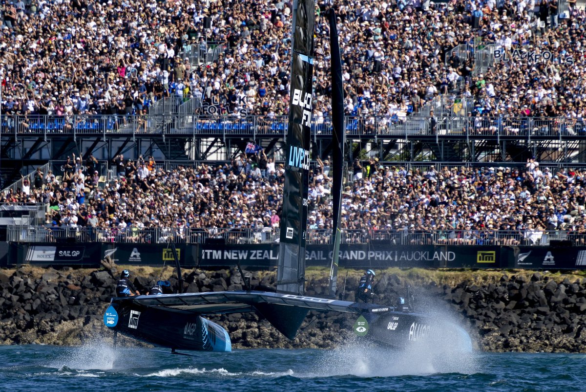 Sailing is the new football. At least in Auckland ✔️ <a href="/SailGP/">SailGP</a>