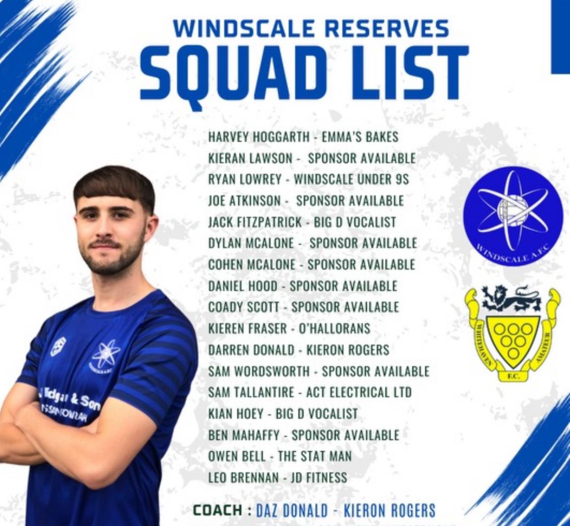 Windscale AFC Reserves tweet media
