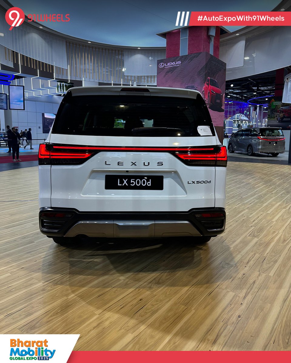 91wheels's tweet photo. Lexus LX500d was launched in India at the ongoing Bharat Mobility Expo 2025! 🌟 Experience the excitement live at Hall 5, Bharat Mandapam, New Delhi.💥
.
.
.
#Lexus #BharatMobility2025 #AutomotiveIndustry #AutomotiveExpo #AutomotiveShow #AutomotiveEvent #AutomotiveBrands #AutoExpo #Components #India #BharatMobilityGlobalExpo2025 #BharatMobilityExpo #BharatMobility2025 #SIAM #IndianAutoIndustry #autoexpowith91wheels #91wheels