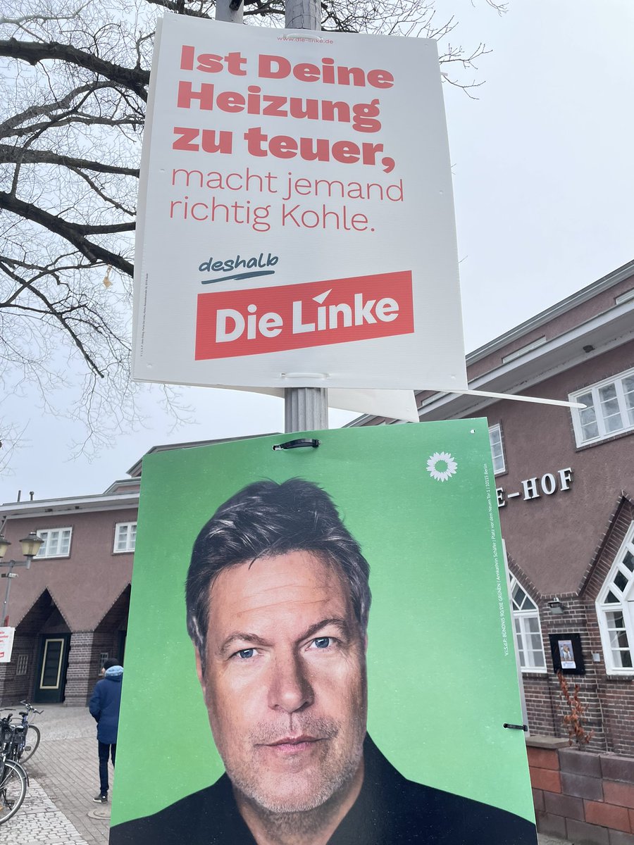 Das hätte ich #Habeck jetzt nicht unterstellt, aber wenn die #Grünen es selbst plakatieren 😉
