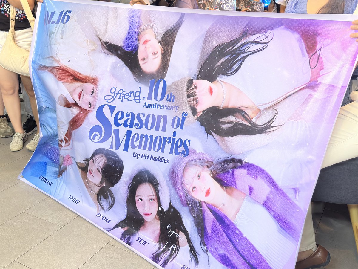 WINCOCKLUVR's tweet photo. attended today's gfriend 10th anniversary cse !! so happy to have met oomfs and filo buddies again after so long! 💙💜🤍

@PH_Buddies 
#Season_of_Memories 
#PHBuddies https://t.co/HJVo4rxem8