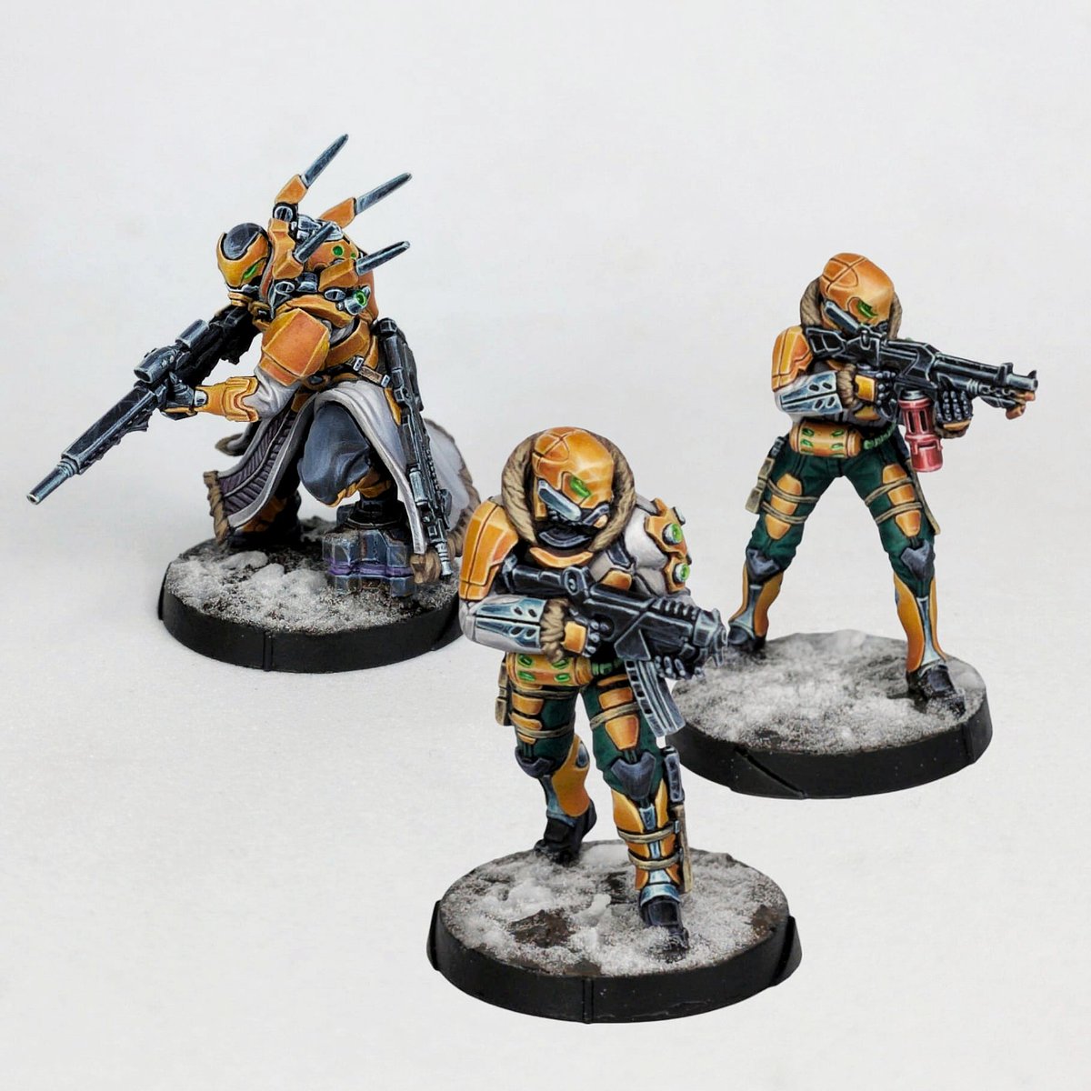 DaniDarkmetal's tweet photo. Yu Jung White Banner, expansion pack beta
Miniatures painted for @infinitytheuniverse
#yujing #infinitythegame #paintinginfinity #infinityuniverse #infinitydefiance #infinityn4 #paintingminiatures #painting #commission #tabletopgames #wargames #scalemodels #scifi #warhammer https://t.co/KhRrunBPBr