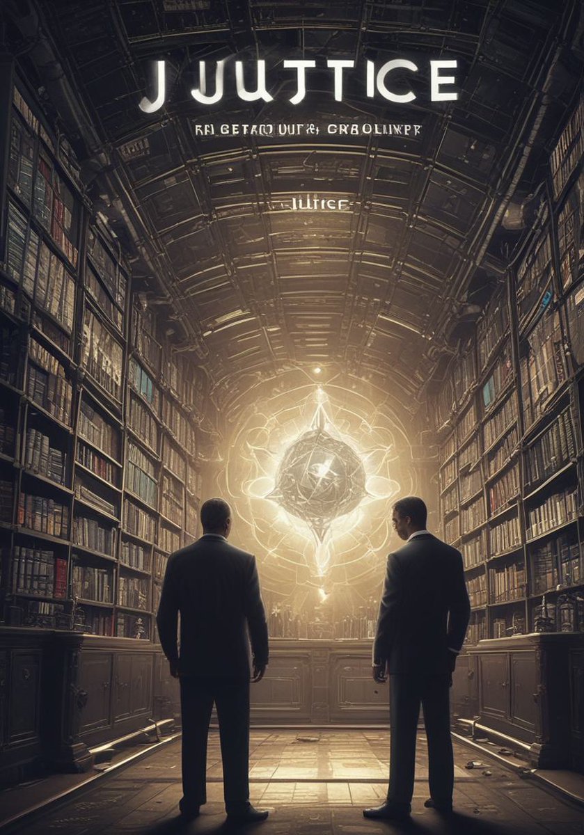 DSkillingsBooks's tweet photo. 🌐 Ever wondered what happens when justice is powered by AI? 🤯⚖️
Justice takes you into a thrilling world where a quantum computer, controlled by a shared consciousness of history’s greatest scientists, becomes the ultimate arbiter of justice. 
🧐✨ #iJustice #SciFiThriller https://t.co/hwP8Jkctem