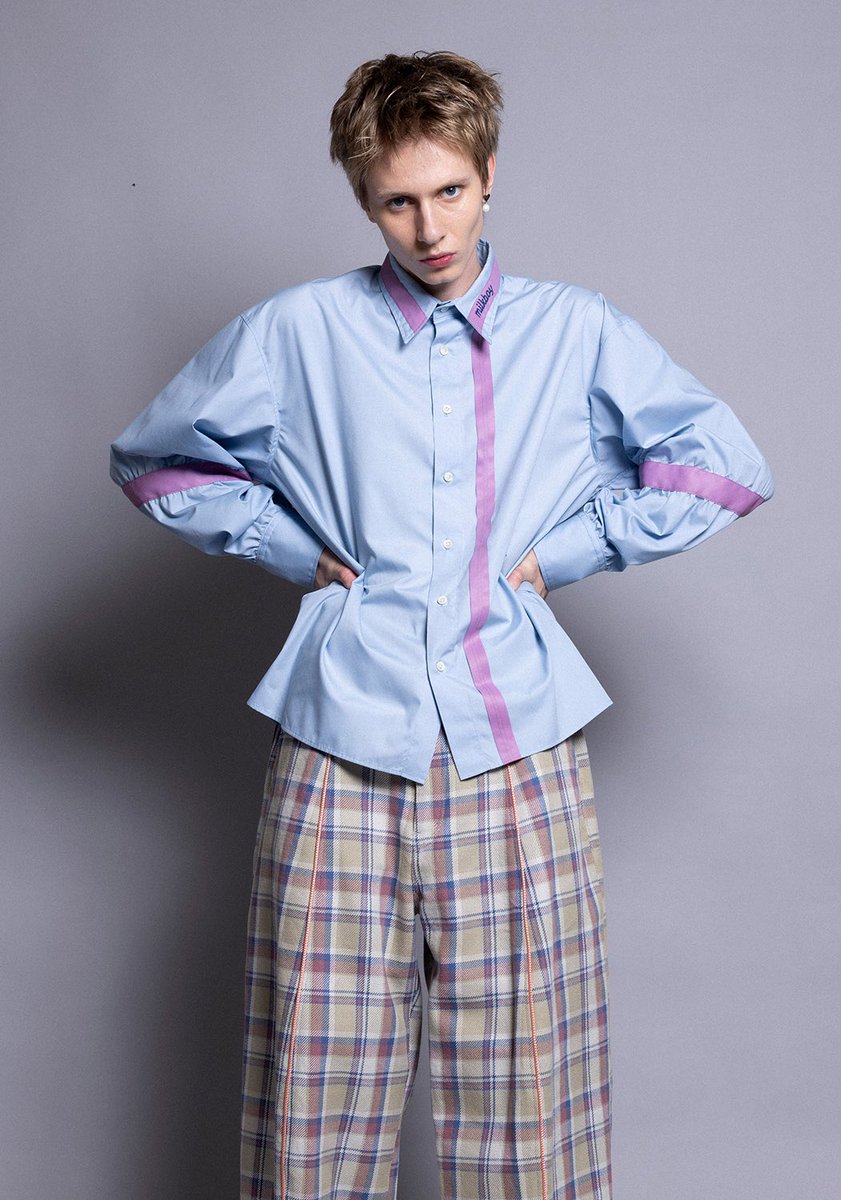 milkboy 原宿本店限定 ヘブンリーシャドウ シャツ ブラウス 
