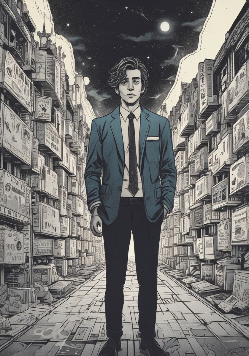 DSkillingsBooks's tweet photo. 🌌 What if you had to trade your own life? 💰⏳
Meet JACK, a young banker thrust into an otherworldly adventure where the stakes are higher than ever—his own days of life are the currency. 🪙✨ 
🌠💭 #EternalExchange #CosmicAdventure #LifeAndFate #Mystery #FantasyReads https://t.co/Z4CXHD70oX