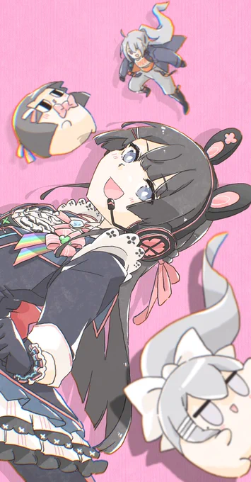 アーティスト衣装とアイドル衣装もいいよね絵この衣装で並ぶ2人、何度でも見たい。 