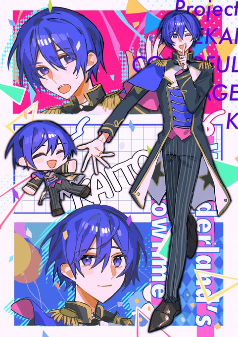 黒*杜様 ワンダショ KAITO プロセカ ワンダショ KAITO ポストカード 2枚セット - メルカリ