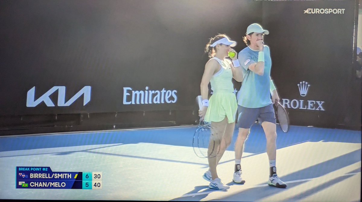 smithynators's tweet photo. @jpatsmith and Kim Birrell, AO mixed doubles 1st round win 🔥 A fun match with great energy and brilliant tennis! 😀 #WatchMoreDOUBLES #TeamQld https://t.co/G8e1aySwLK