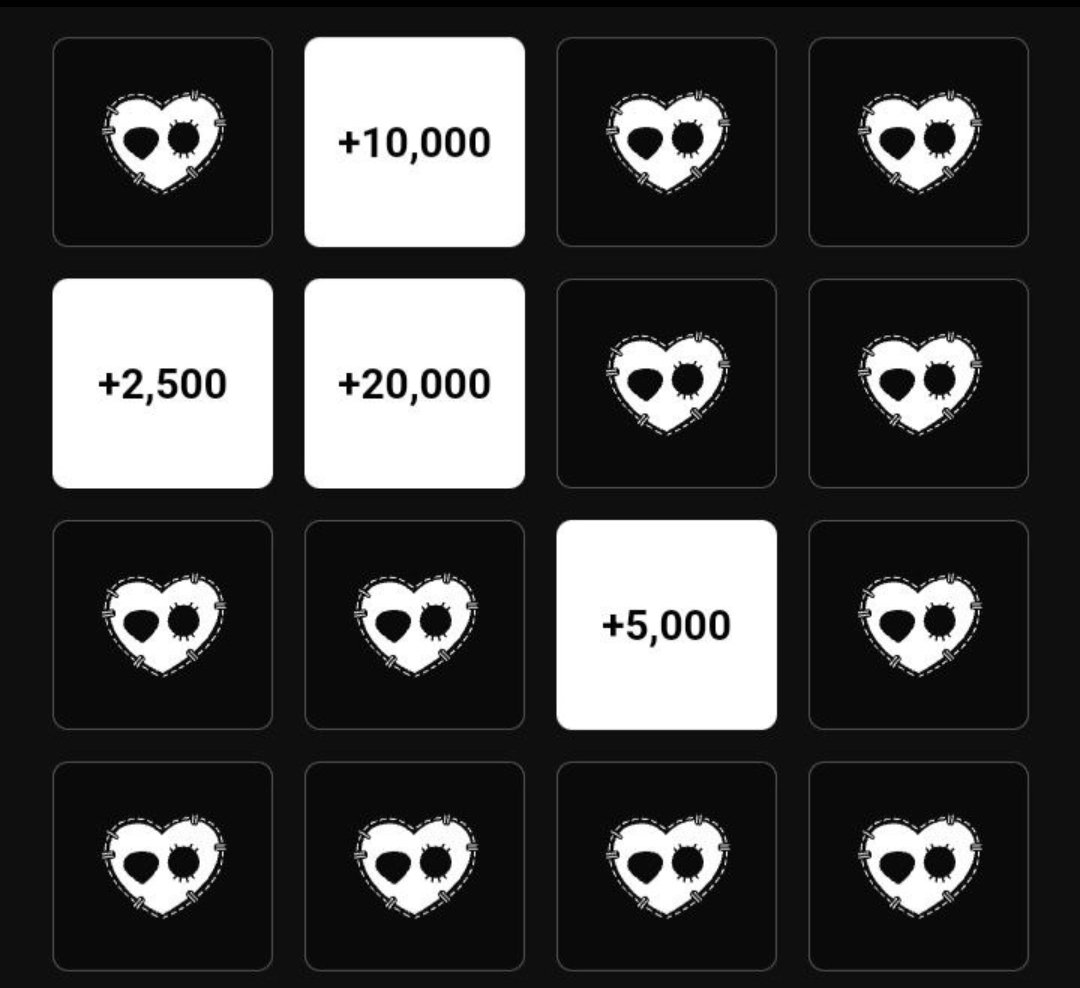 joarow's tweet photo. Combo | 18.01.2025

#Heart
👉 Go to DAILY TASK >> Play Lucky Heart

#EggTapper https://t.co/PkWtOup6bj