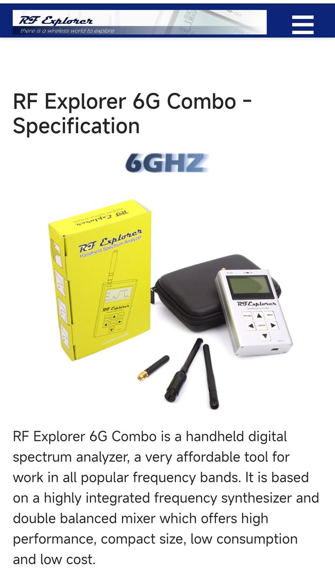 Crisineh's tweet photo. @ElecNotes I have both of the TinySA series. The Ultra version is much better. I also have and use from the low cost category the Arinst SSA-TG LC R2 35-6000 Mhz with tracking generator and the RFExplorer 6G Combo 15-6100 Mhz.
#SpectrumAnalyser https://t.co/RAHhDzGPeD