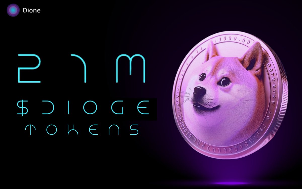 DiogeDione's tweet photo. gm gm ⚛️

Don't fade first movers, anon.

$DIONE is building to very first #AI powered future of #DePIN. Fully renewable, scalable & built for real adoption.

#Orion AI ensures only genuine green energy powers #Odyssey, while Infi-Nets eliminate congestion, letting projects launch dedicated blockchains without restrictions.

$DIONE is igniting a revolution by fusing renewable energy, #AI, #blockchain & innovations like #Orion, #Nebra & #Starlink to craft a decentralised, sustainable future.

$DIONE touches every corner of modern technology, solving today’s challenges & shaping the innovations of tomorrow.

Speaking of first movers, $DIOGE, with 355 holders & only 21M tokens in full circulation, it’s a crime to miss the OG meme of the renewable energy revolution.

The world runs on energy. $DIONE powers it. $DIOGE enables it through memes.

$DIOGE leads with meme innovation & it's unstoppable community. We are paving the way for education & impact through the power of memology. The ultimate synergy.

$DIOGE is the combination of $DIONE + $DOGE, synergising the beauty of utility & meme culture to foster & accelerate green energy adoption in blockchain technology.

You can learn more about @dioneprotocol here: https://t.co/Tip6A7EGku

See why we're the #1 token by holder count on #Odyssey: https://t.co/hUbnSCFQUj

Join the pack: https://t.co/7aiuWBMKrJ
Web: https://t.co/9uvyMPdc9h

@crypto_ideology @CryptoWizardd @kokoski @ParthKapadiaX @CoinMarketCap @coingecko @dexscreener @FrankLambeek @mominsaqib @DioneProtocol @elonmusk @DyorLabs_ @Hankusun @DiamondSwapTeam @realDonaldTrump @OpenVPP @hashai @cryptocevo @jacobthadev @KermerStefan 

#DIONE #DIOGE #Altcoins #altcoin #Altseason2025 #Alts #RenewableEnergy #sustainability #blockchain $DOGE #starlink #ALTSEASON $BTC #100xgem $BTC $ETH $SOL $MICRO #OnOdyssey $TRUMP