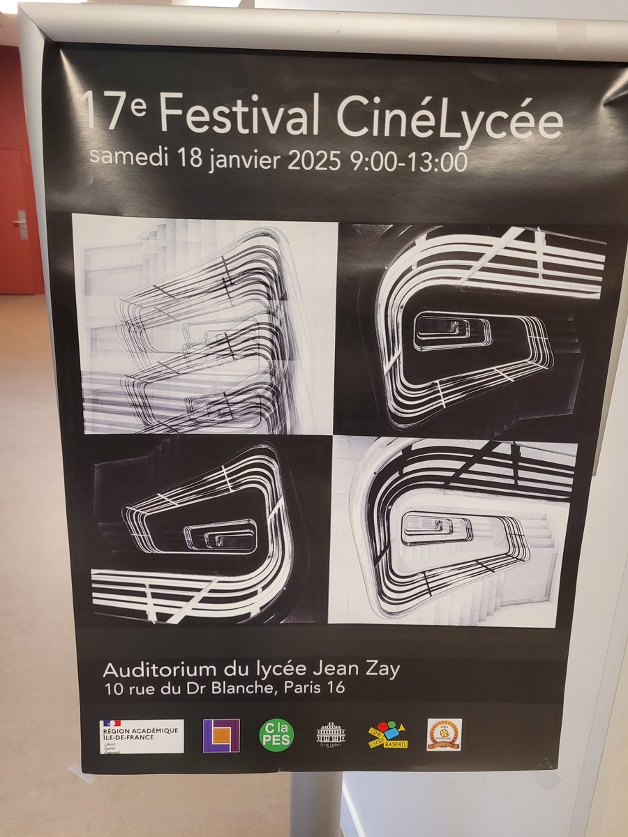 Le lycée Jean Zay était très honoré d'accueillir les lycéens à l'occasion du 17ème festival Ciné Lycée.