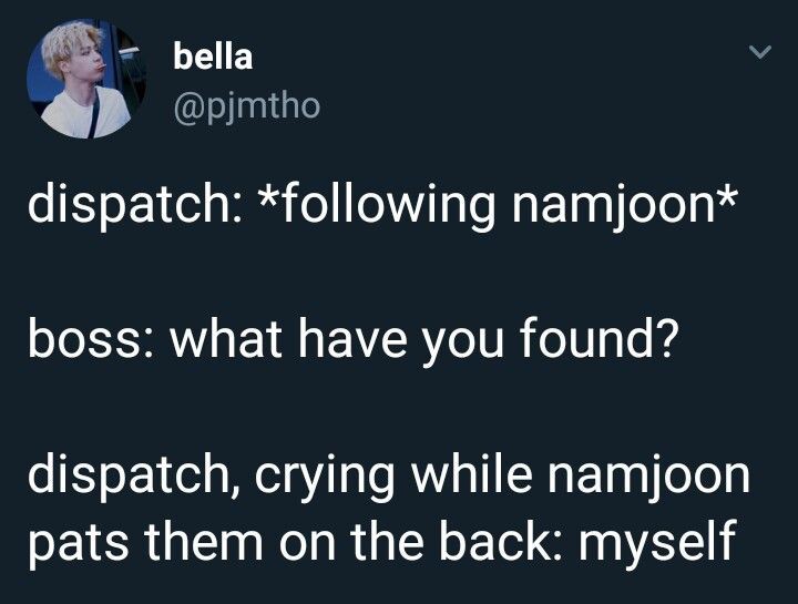 𝒢𝜚Nik⁷ Namjoon replied to me tweet media