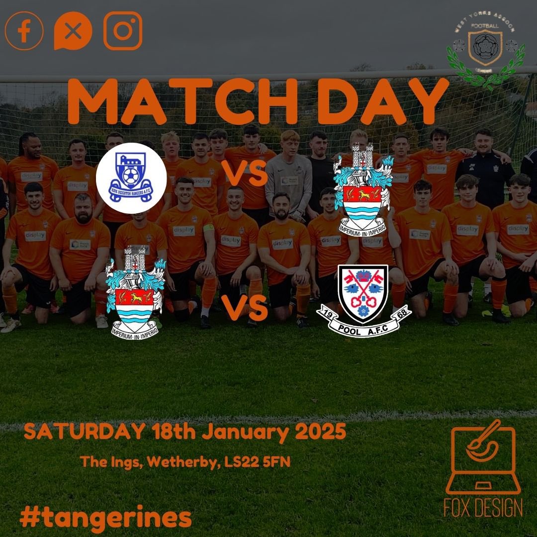 WetherbyAthFC's tweet photo. WE ARE BACK!!! Football returns to the Ings today after a long bad weather lay off. And what a way to come back with a cracking double header. First team face @KDRFC and Reserves welcome @pool_afc both 2pm kick offs, come down and get rid of some cobwebs. #tangerines https://t.co/GW8K6dMm6T