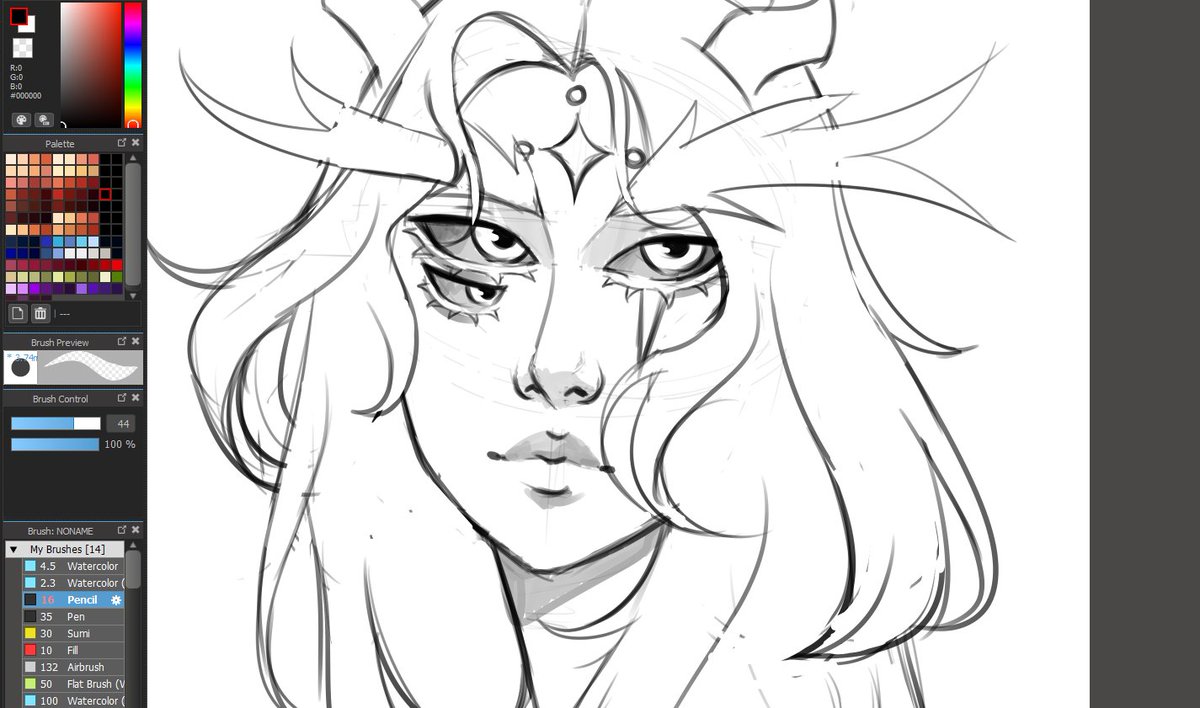 Artistechooo's tweet photo. WIP Sketch ✍🏻

#artph #medibangpaint #wip #sketch https://t.co/4W0VkCdAnu