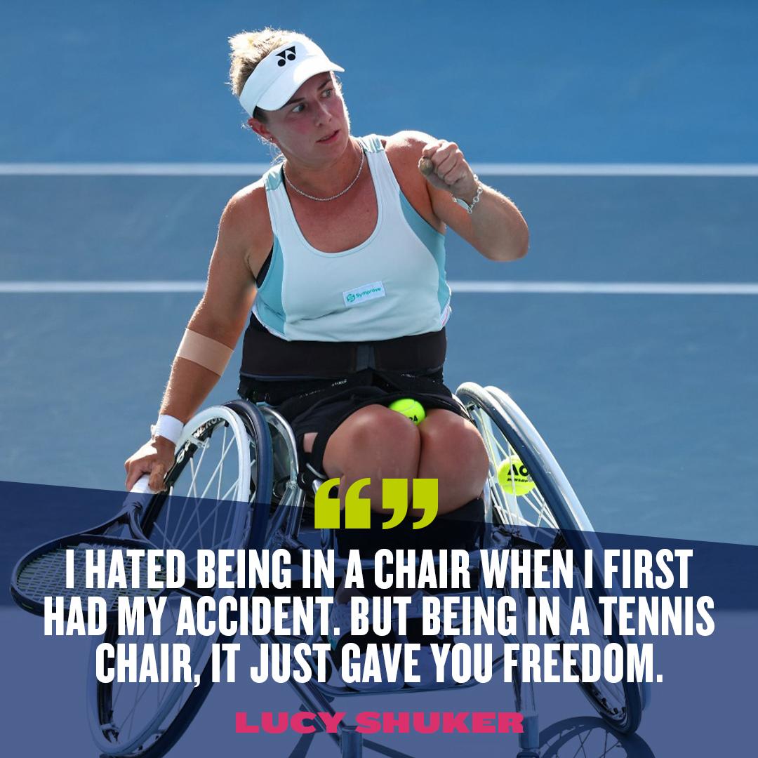 Wheelchair Tennis (LTA) (@wchairtennisgb) on Twitter photo 20+ years on and British No.1 Lucy Shuker is heading into her 15th <a href="/AustralianOpen/">#AusOpen</a>
Tune in tomorrow to discover the draws for the 6 Brits lining up for qualifying and the main draw at Melbourne Park
π£οΈ <a href="/lucy_shuker/">Lucy Shuker</a> | <a href="/Daily_Express/">Daily Express</a> | #wheelchairtennis 20+ years on and British No.1 Lucy Shuker is heading into her 15th <a href="/AustralianOpen/">#AusOpen</a>
Tune in tomorrow to discover the draws for the 6 Brits lining up for qualifying and the main draw at Melbourne Park
π£οΈ <a href="/lucy_shuker/">Lucy Shuker</a> | <a href="/Daily_Express/">Daily Express</a> | #wheelchairtennis