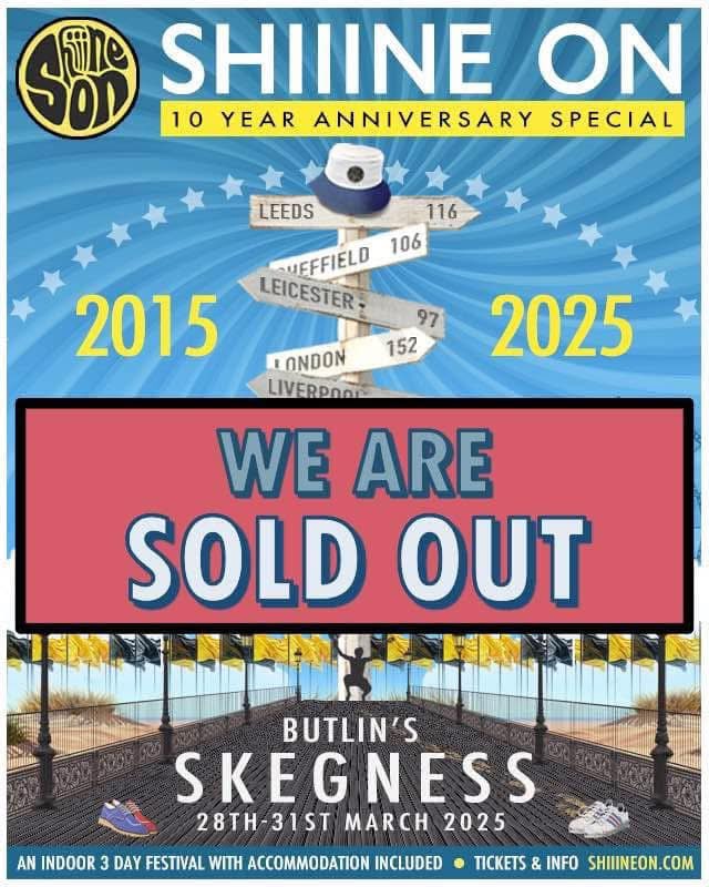 Can’t wait for this in March!

<a href="/ShiiineOn_/">Shiiine On</a> 👏
<a href="/Butlins/">Butlin's</a> 
#Skegness #Butlins #ShiiineOn #BLESS