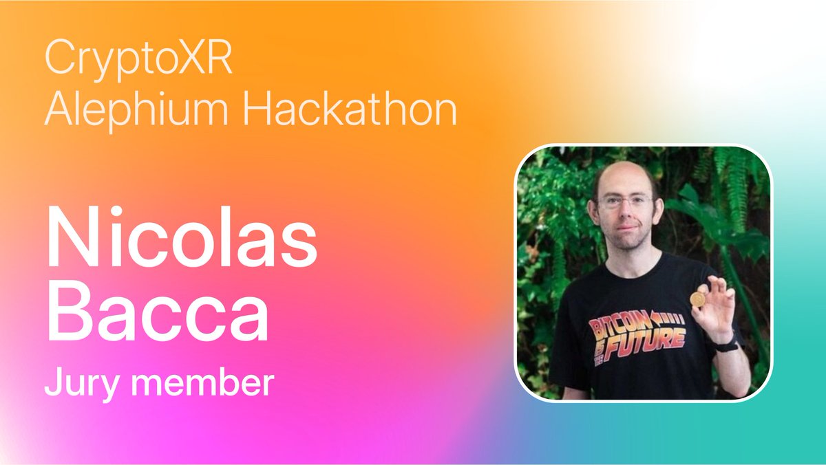 alephium's tweet photo. 🚨 OG Jury for #CryptoXR hackathon!

We are honored to announce @BTChip, a @Ledger co-founder, to be part of the jury of "BUIDL with Alephium &amp; LSW3" CryptoXR Hackathon!

Don't miss your chance &amp; join us in Auxerre on the last day of january! https://t.co/ZzBgk44P38