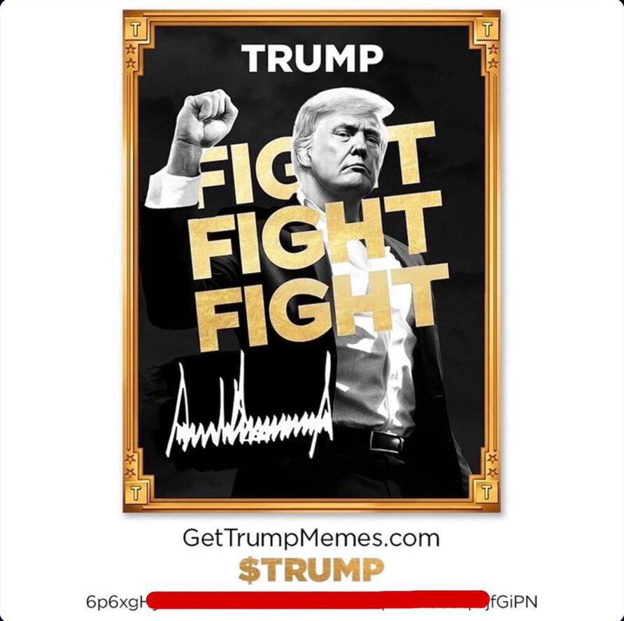 🇺🇸 NEW: $TRUMP is now the the 4th largest memecoin by market cap.

It has surpassed a $20B market on the very first day of its launch.