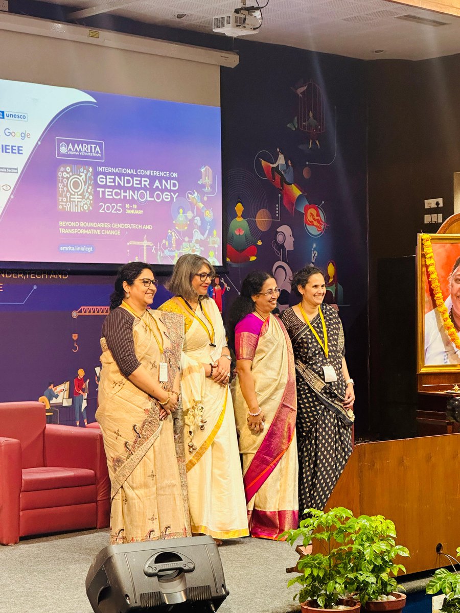 gendertechcon's tweet image. Right on schedule! Sessions progressing smoothly at #gendertechcon2025! Our speakers and attendees are making the most of this enriching experience! #gendertechcon  #productivity @unescoindia @IEEEKerala @AMRITAedu @CSIR_IND