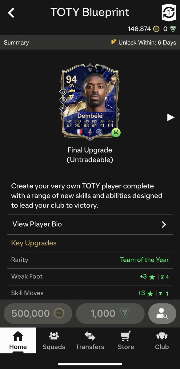 C9_Mas's tweet photo. Who will complete this “TOTY BLUEBRINT EVO”?

What player are you evolving?

500k or 1.000 FC points💰

Time is running out⏳
#eafc25 #toty https://t.co/z2VW4RJGmg