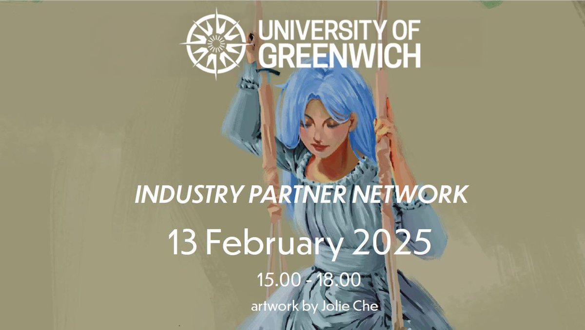 Greenwich Alumni (@greenwichalumni) on Twitter photo ๐ โ๏ธ ๐๏ธ To kick off the new year, the School of Designโs BA (Hons) Animation team invite alumni to attend the Animation Industry Partner Network event. Register here: orlo.uk/CmLfy
๐
Thurs Feb 13
โฐ 3 - 6pm
๐ Stockwell Street Building
<a href="/GRE_FLAS/">ICE_greenwich</a> <a href="/UniofGreenwich/">Uni of Greenwich</a> ๐ โ๏ธ ๐๏ธ To kick off the new year, the School of Designโs BA (Hons) Animation team invite alumni to attend the Animation Industry Partner Network event. Register here: orlo.uk/CmLfy
๐
Thurs Feb 13
โฐ 3 - 6pm
๐ Stockwell Street Building
<a href="/GRE_FLAS/">ICE_greenwich</a> <a href="/UniofGreenwich/">Uni of Greenwich</a>