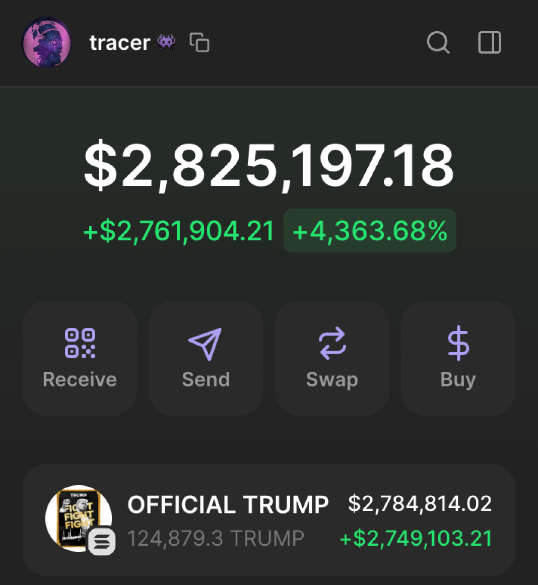 I called $TRUMP at $51M in my TG...

people inside made over 80x overnight

I turned $50k into $2.8M in just 6 hours

Now I'll giveaway $300K in $TRUMP and invites in tg...

Drop your $SOL wallet, like and retweet 👇

Must be following, attach TG to reply