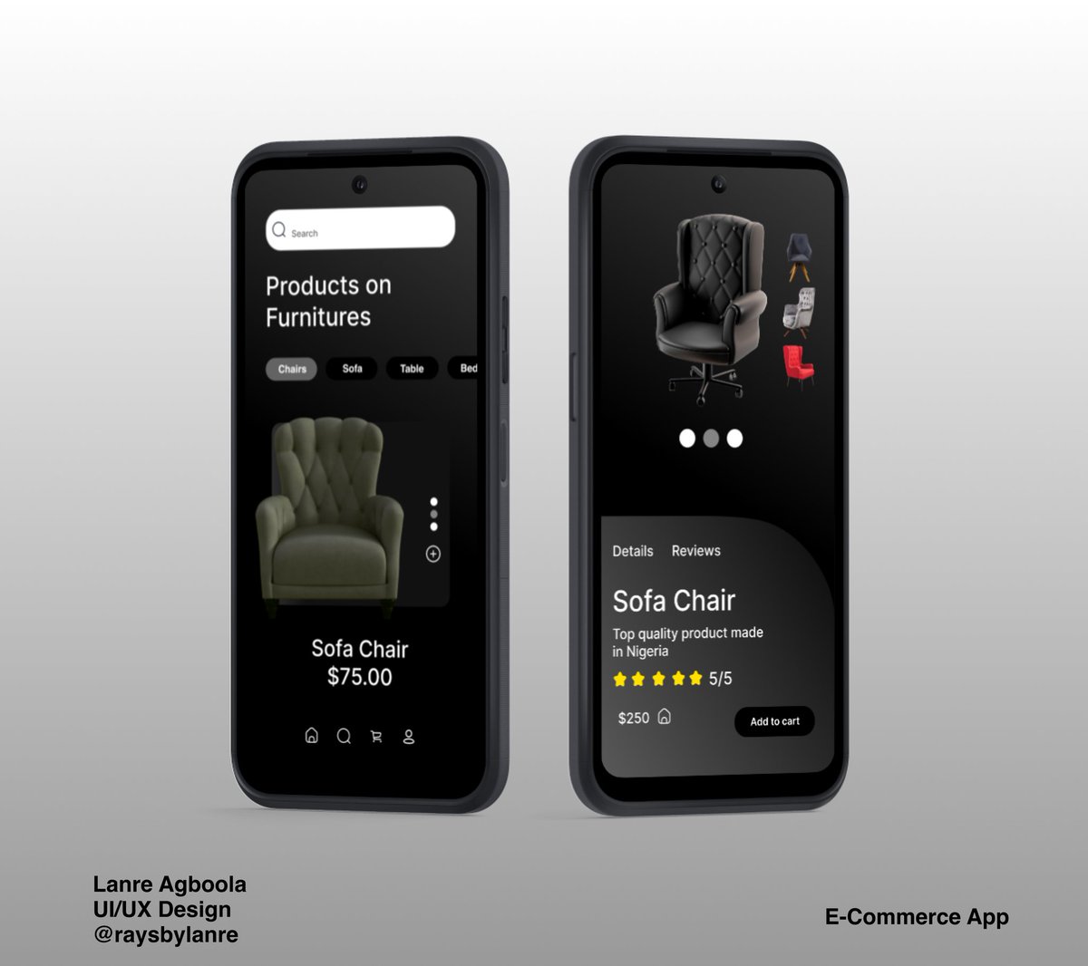 raysbylanre's tweet image. Today&apos;s Design!!!
A seamless e-commerce app Delivering intuitive shopping experiences, effortless checkout, and a boost to conversions. available for UI/UX design opportunities! Cheers!!
#UIUX #EcommerceApp