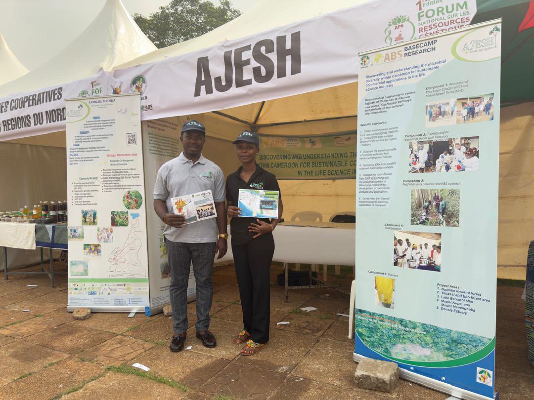 AJESHCameroon's tweet photo. AJESH International participating on the First Nation Forum of Genetic Resources, the 16th to the 17th of January 2025 at the National Museum Yaounde, under the theme “Unveiling the hidden treasure of Cameroon’s genetic resources”.

#abs #ajesh https://t.co/HNZtJOESdZ