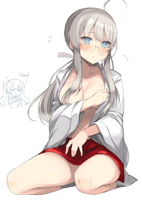 ちゃんと下着をつけないヘイウッド。 #艦これ 