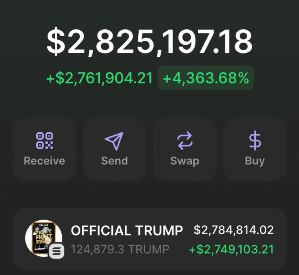 TheAltcoinGlitz's tweet image. I made 2 million dollars. 

I will share $20,000 $TRUMP to all followers who LIKES this tweet.